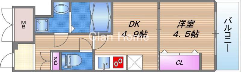 GARDENIA高井田の間取り