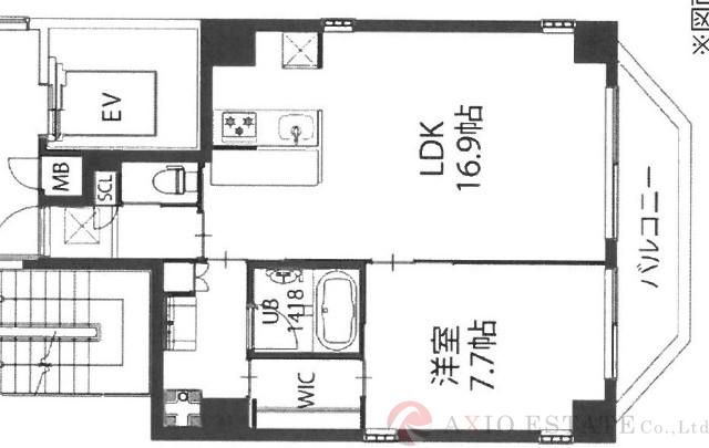 船越町の完工年月(2019年12月)築の賃貸マンションの間取り
