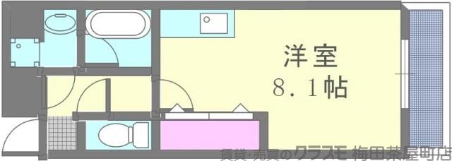 江の木町の完工年月(2003年10月)築の賃貸マンションの間取り