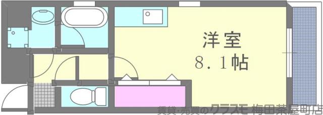 アーデン江坂Ⅱ(旧:キャピトル江坂)の間取り