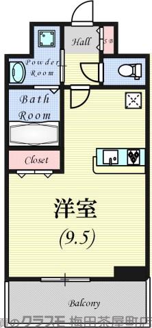 東三国の完工年月(2010年6月)築の賃貸マンションの間取り