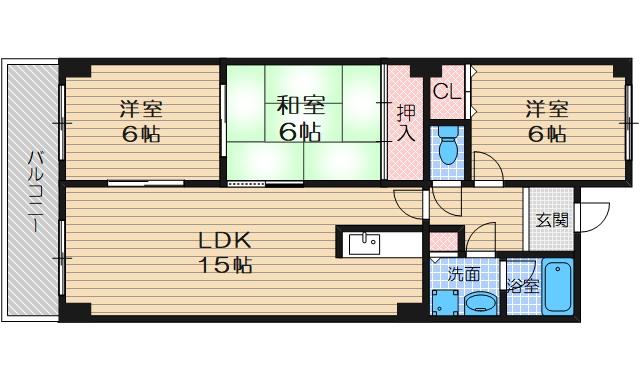 ラミュール北春日丘の間取り