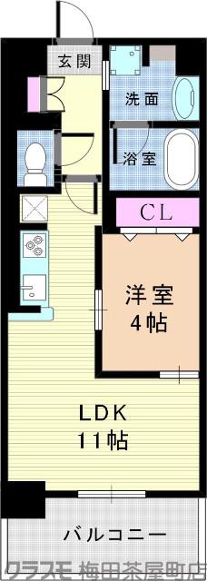 江坂 和の間取り