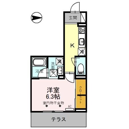 パラディAYの間取り