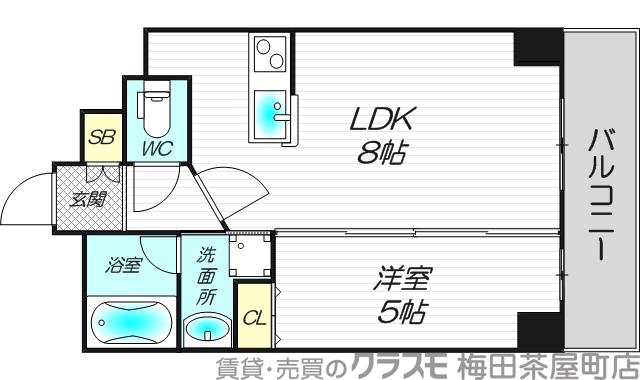 CITY SPIRE十三東の間取り