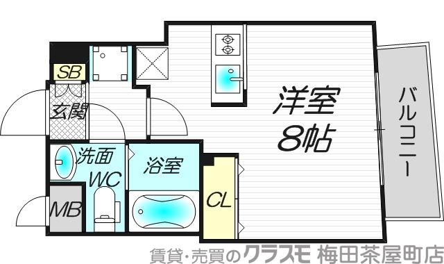 Luxe十三東の間取り