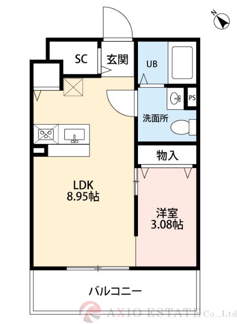 プランタン上新庄の間取り