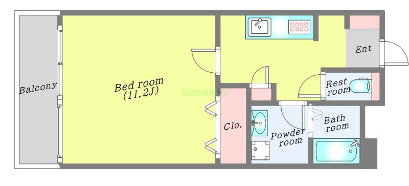 La Douceur榴ヶ岡の間取り