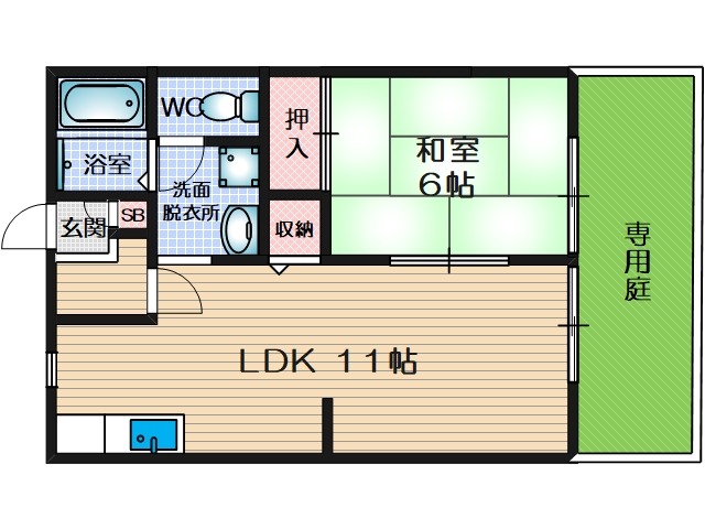 ガーデンハイツの間取り