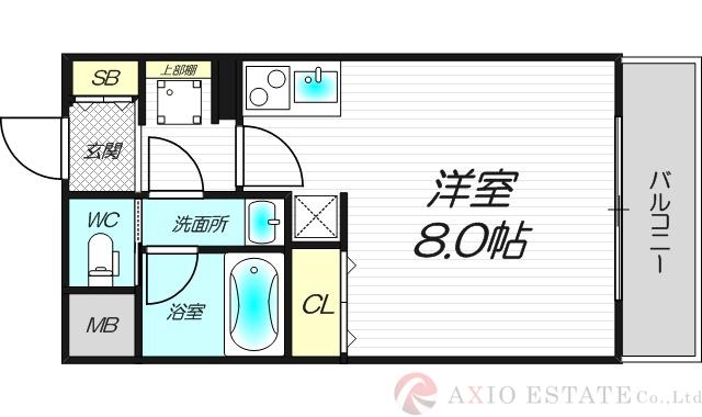 パークフラッツ東三国の間取り