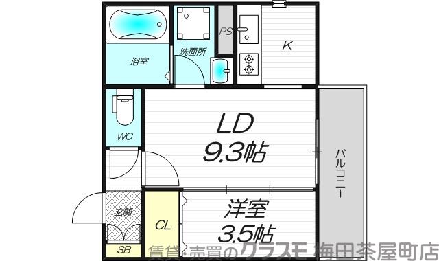 三国本町の完工年月(2021年1月)築の賃貸アパートの間取り