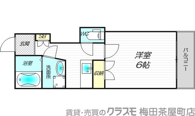 グロウパレスⅠの間取り