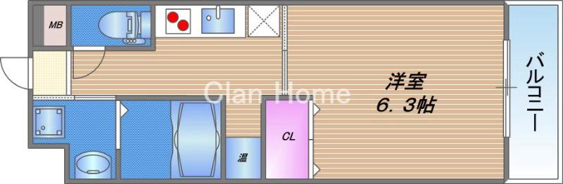 ヴァンスタージュ関目の間取り