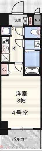 ディクス福島レジデンスの間取り