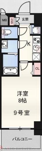 ディクス福島レジデンスの間取り