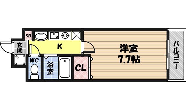 M’プラザ蒲生四駅前の間取り