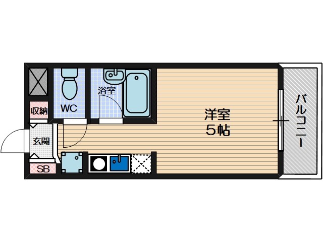 メゾンクラーラの間取り