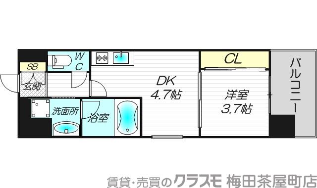 EL-Sia Shin-Osakaの間取り