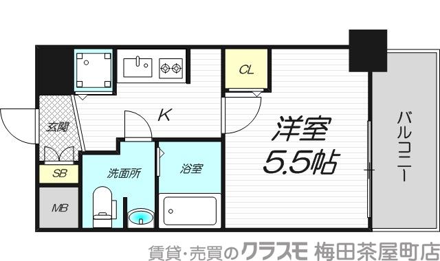アドバンス新大阪Ⅴの間取り