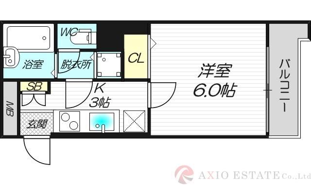 U-ro新大阪の間取り