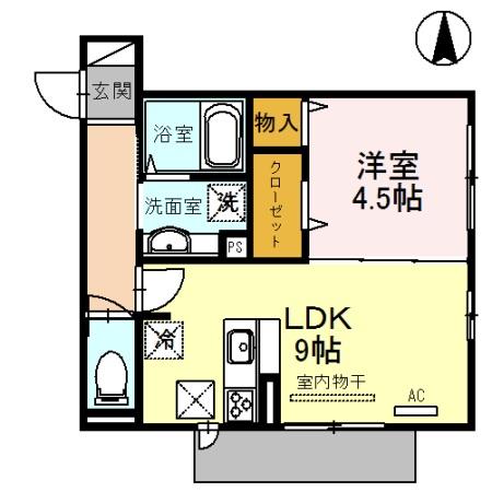 アミティコート茨木の間取り