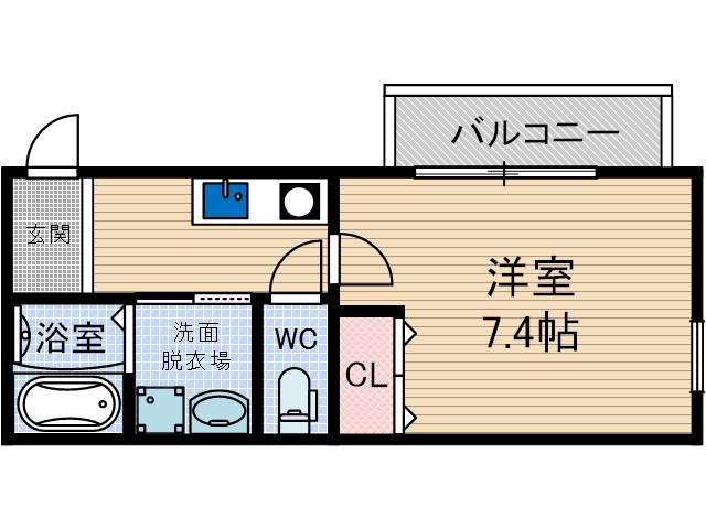 ロイヤルワン中穂茨木の間取り