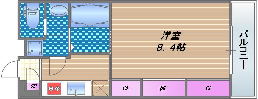リブリ・メゾン・ド・ケイの間取り