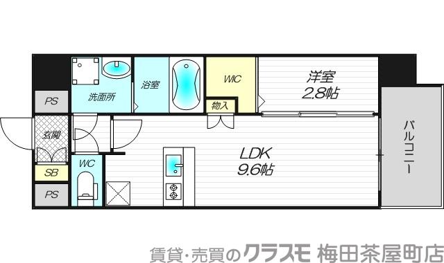 上新庄の完工年月(2025年4月)築の賃貸マンションの間取り