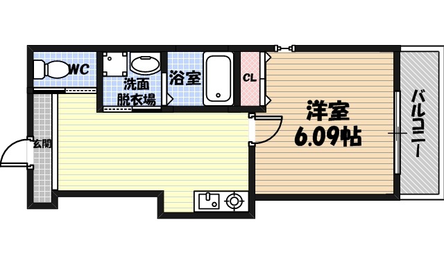 今福南の完工年月(2022年1月)築の賃貸アパートの間取り