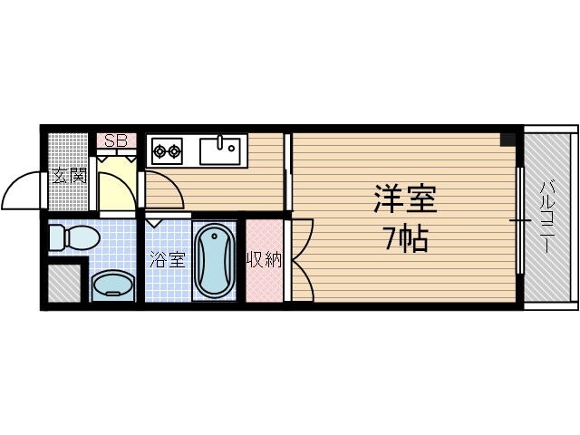 グリーンコーポ丸善2の間取り