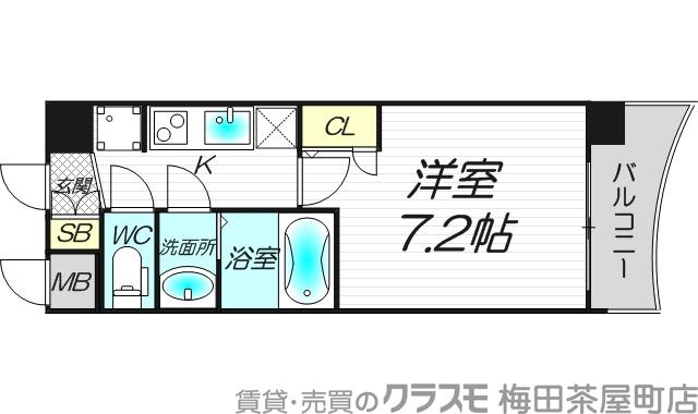 セレニテ西中島アリア壱番館の間取り