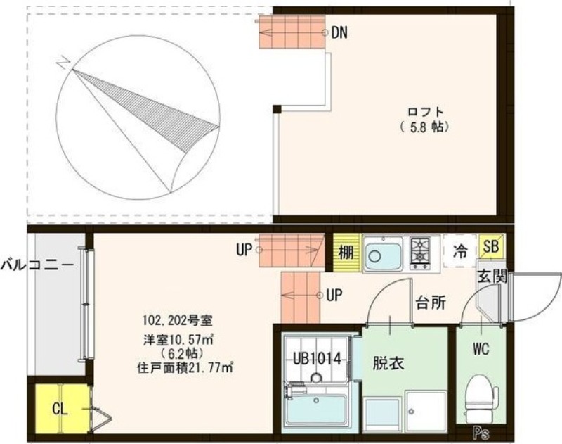 ソフィアKの間取り