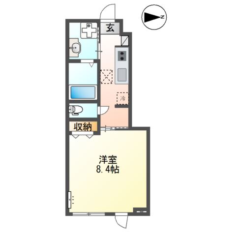 翠月荘 つむぎの間取り