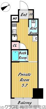 シャトー・デ・シリウスの間取り