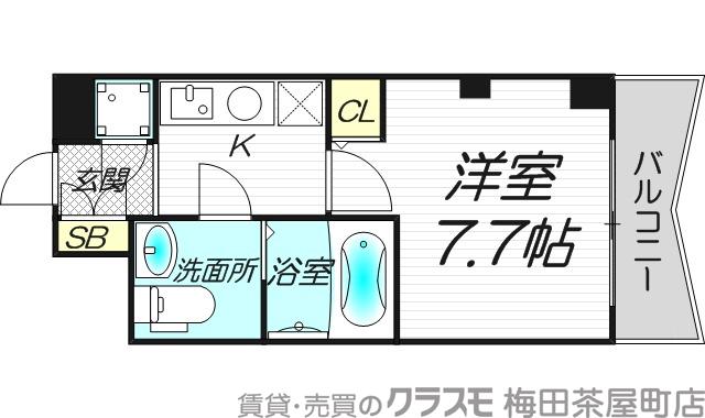 セレニテ新大阪弐番館の間取り