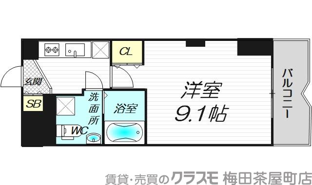 セレニテ新大阪弐番館の間取り