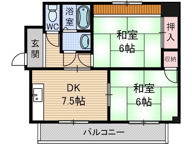 メゾンSKの間取り