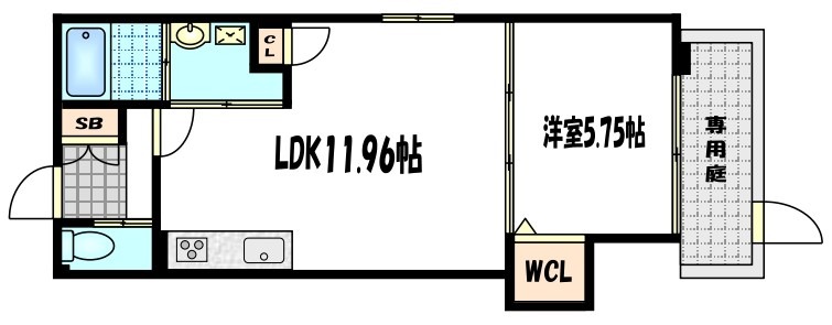 厨子奥尾上町の完工年月(2026年3月)築の賃貸アパートの間取り