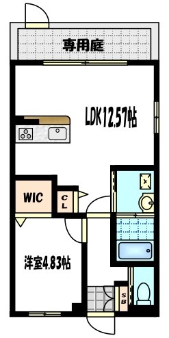 厨子奥尾上町の完工年月(2026年3月)築の賃貸アパートの間取り