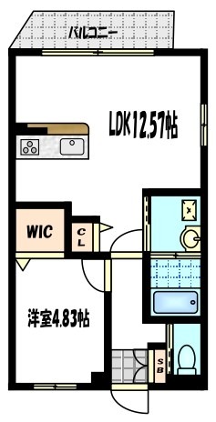 厨子奥尾上町の完工年月(2026年3月)築の賃貸アパートの間取り