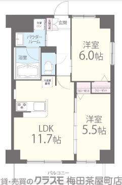 アベニール鷺洲の間取り