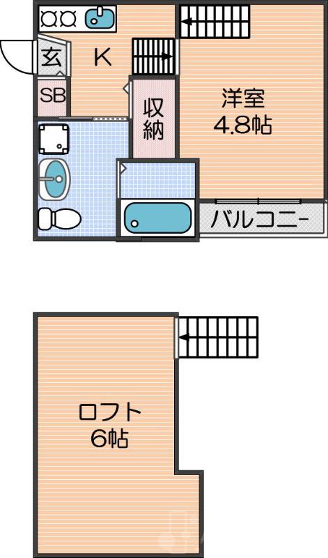 REVE住之江の間取り