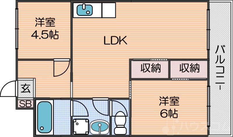 パークハイム住之江の間取り