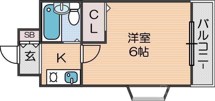 アーバンコート住吉の間取り