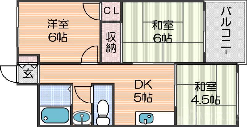 塩田マンションの間取り