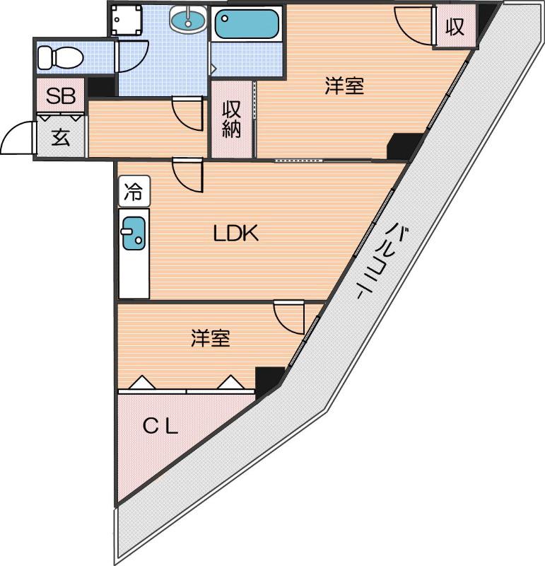 DAIKOマンションの間取り