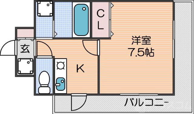 MPLAZA住吉公園弐番館の間取り