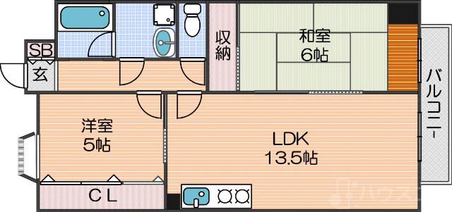 パークモダン住之江公園の間取り
