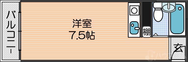 コスモレジデンス玉出の間取り