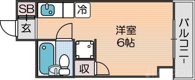 フィアスコート南津守の間取り
